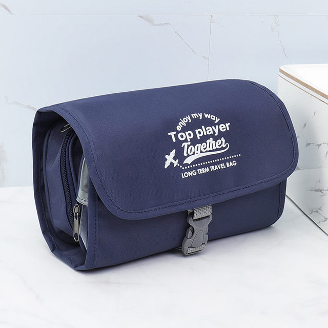 Large capacity waterproof hanging bag portable folding makeup bag