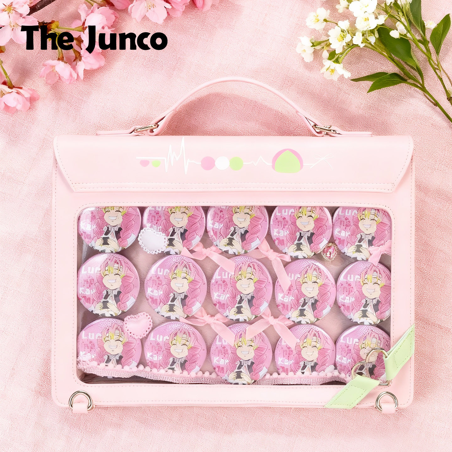 官方原创鬼灭之刃周边痛包甘露寺蜜璃新款高级托特包女大容量包包,淘宝优惠券,粉丝福利购,淘宝优惠卷