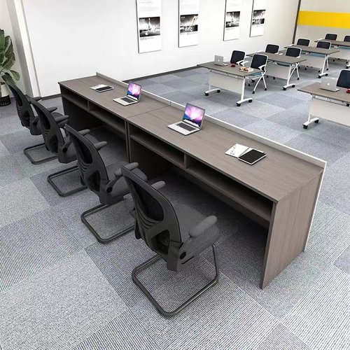 北京会议室桌椅组合培训桌学生课桌条形桌子办公长条桌演讲主席台 - 图3