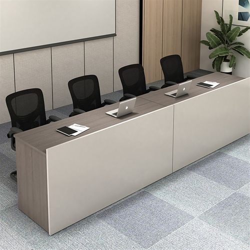 北京会议室桌椅组合培训桌学生课桌条形桌子办公长条桌演讲主席台 - 图0