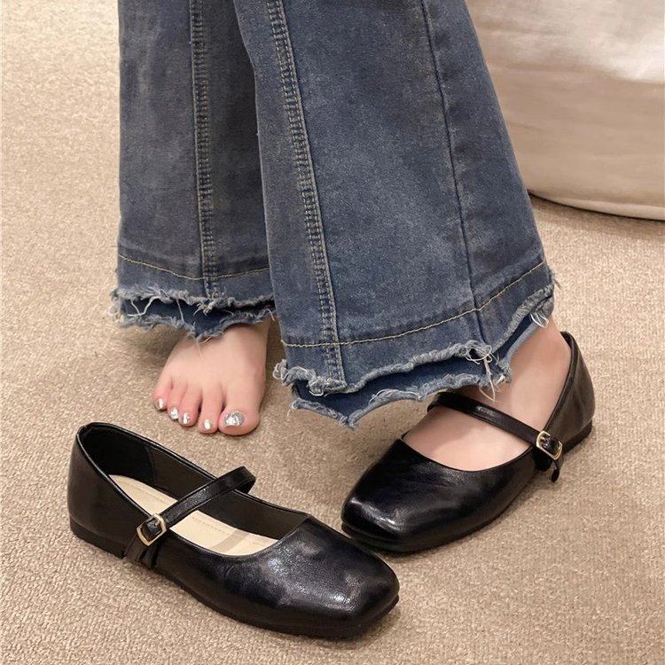 包邮玛丽珍女鞋春秋季新款配裙子法式低跟休闲鞋平底单鞋温柔晚鞋,淘宝优惠券,粉丝福利购,淘宝优惠卷