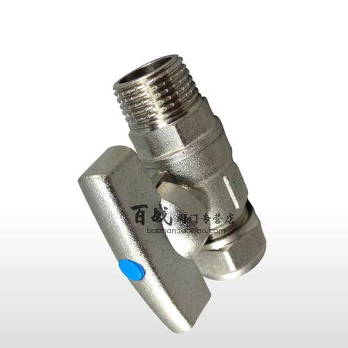 黄铜内外丝活接卡套球阀冷热水开关铝塑管阀4分5分6分1寸Q31F-16T - 图0