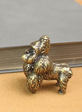 仿古黄铜金刚大猩猩茶几茶台茶宠办公室桌面小摆件铜铸摆饰装饰品