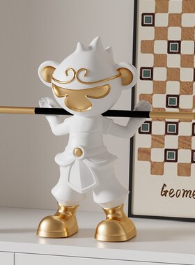 悟空摆件齐天大圣创意网红生日礼物轻奢高档办公桌红酒架装饰品