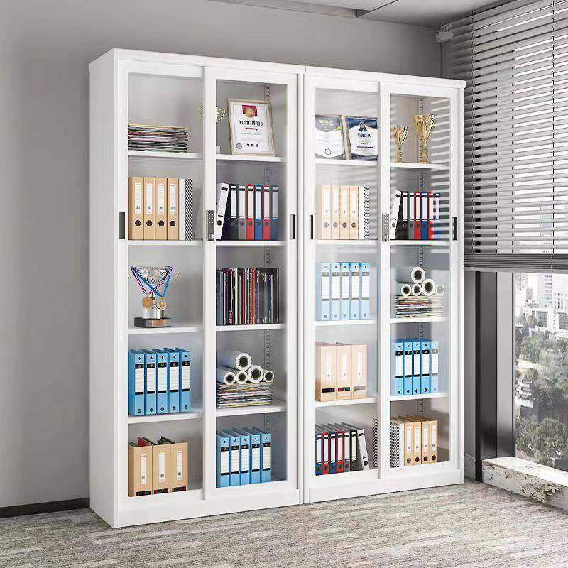 钢制移门书柜办公室财务凭证档案资料柜家用推拉玻璃门铁艺展示柜,淘宝优惠券,粉丝福利购,淘宝优惠卷