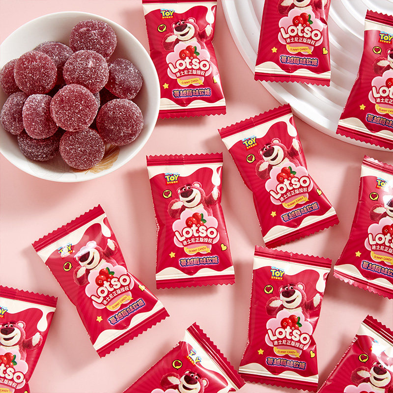 迪士尼草莓熊蔓越莓软糖婚庆喜糖儿童零食六一网红伴手礼散装批发,淘宝优惠券,粉丝福利购,淘宝优惠卷