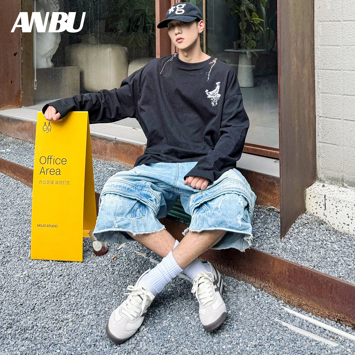 安步ANBU德训鞋男鞋2025新款秋季小众复古百搭软底校园风休闲鞋子,淘宝优惠券,粉丝福利购,淘宝优惠卷