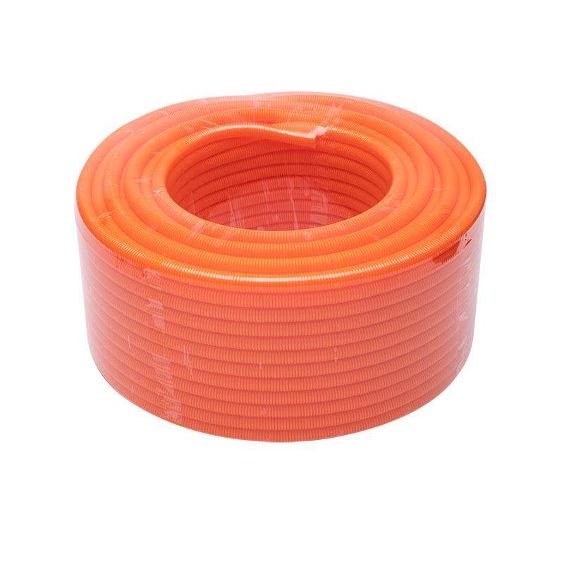 PP阻燃橙色塑料波纹管软管PE螺纹管PA塑料穿线软管保护套管可开口,淘宝优惠券,粉丝福利购,淘宝优惠卷