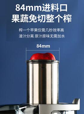 汁水西芹家用渣全自动渣果汁机果汁分离商用汁炸甘蔗大口径榨汁机