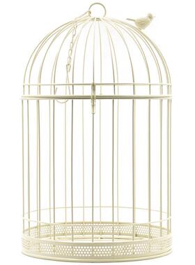 BAOZAKKA日式阳台早安小鸟装饰鸟笼园艺鸟笼家居花园店铺陈列装饰