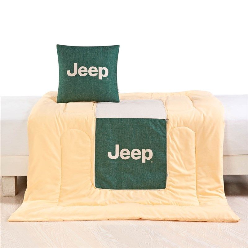 极客创意家居汽车抱枕被子两用抱枕棉麻车标靠垫车载护腰靠枕被子,淘宝优惠券,粉丝福利购,淘宝优惠卷