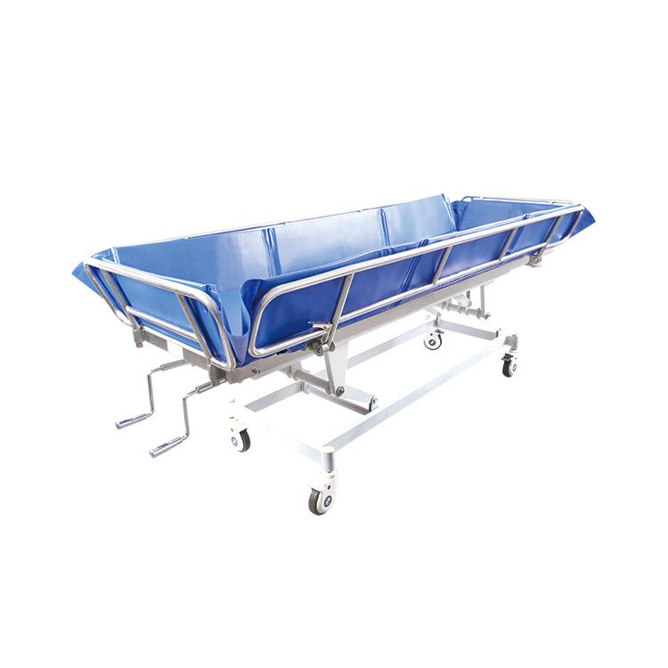 老年人洗澡床残疾人卧床失能病人助浴清洗床洗浴推车淋浴床养老院 - 图0