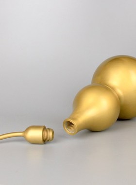 大小号铜葫芦摆件l纯铜葫芦挂件招財八卦葫芦挂件铜客厅办公室摆