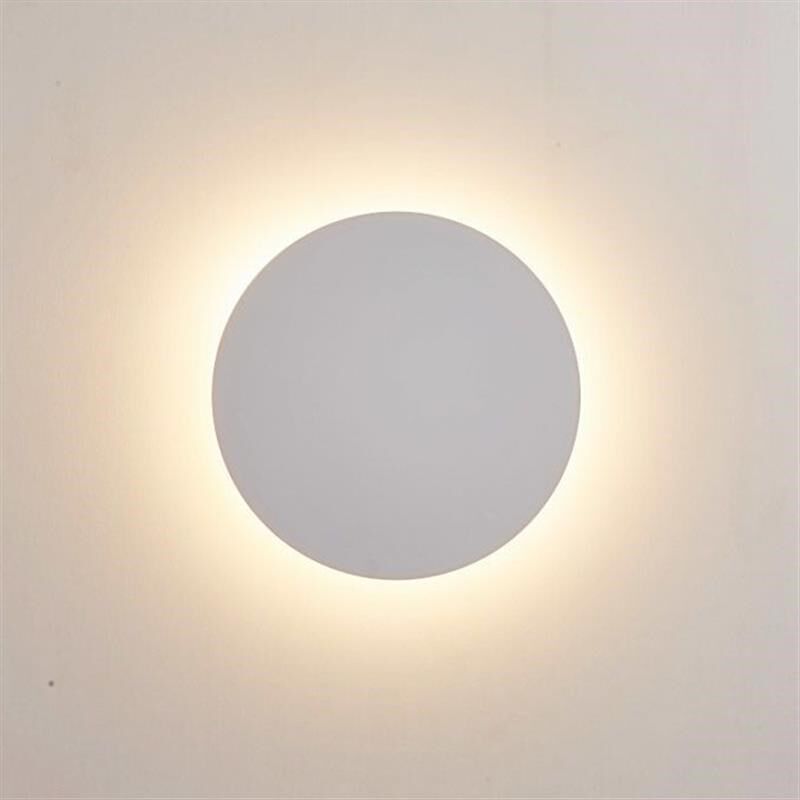 德国进口圆形LED壁灯卧室床头灯金色客厅背景墙现代简约过道个性,淘宝优惠券,粉丝福利购,淘宝优惠卷