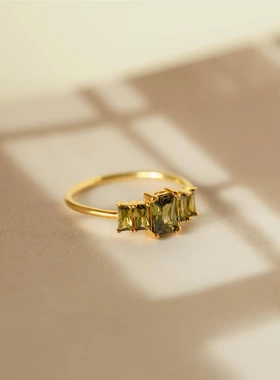 钛钢保色欧美彩锆石12月生辰石戒指素圈指环十二月诞生石