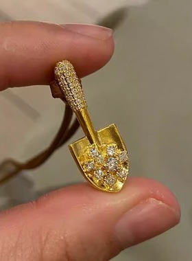 爆闪金铲铲编织项链女颈链