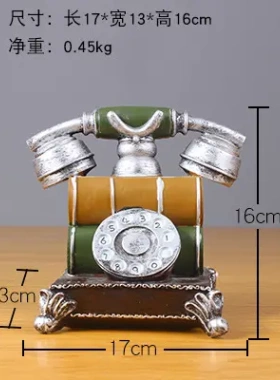 复式老式 旧咖啡馆酒吧店铺餐厅橱窗陈列装饰模型摆件装饰摆件