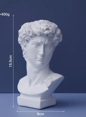 北欧小卫树脂艺术头像摆件阿里阿德人物雕塑客厅酒柜家居装饰花瓶