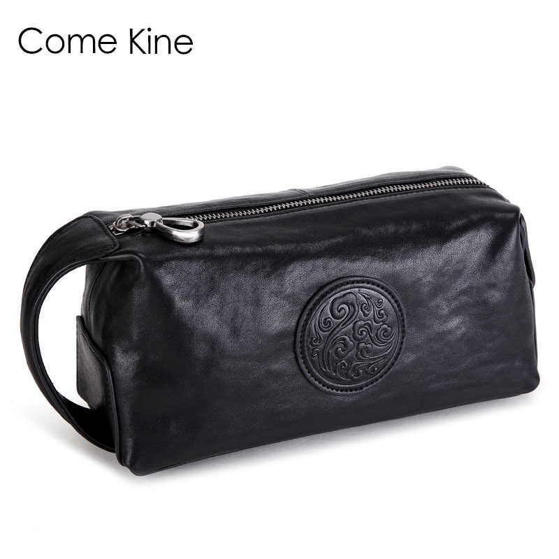 ComeKine新款手包男真皮大容量手抓包头层牛皮商务男包百搭手拿包,淘宝优惠券,粉丝福利购,淘宝优惠卷