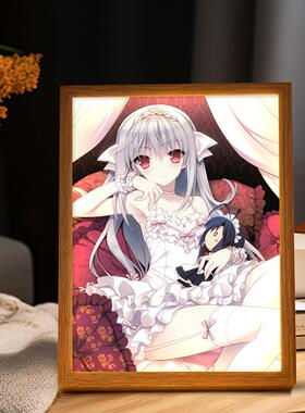 近月少女的礼物仪周边灯光画樱小路露娜尤希尔二次元动漫小夜灯礼