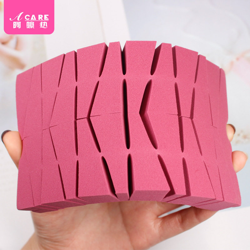 粉扑D1vq001-三角粉扑24切一次性海绵干湿两用气垫粉底液上妆用化,淘宝优惠券,粉丝福利购,淘宝优惠卷