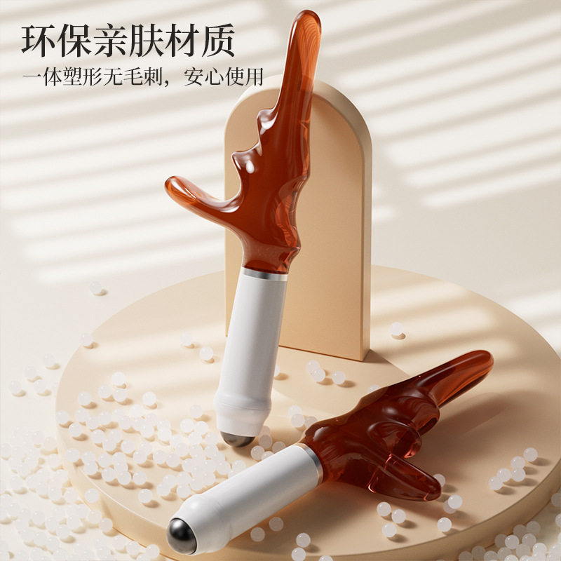 放松三角雀脚底经络按压点穴棒点穴笔多功能拨筋棒足底按摩穴位,淘宝优惠券,粉丝福利购,淘宝优惠卷