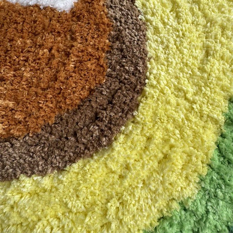 出日单清新牛油果家用吸水防滑地垫客厅卧室床边地毯浴室门垫,淘宝优惠券,粉丝福利购,淘宝优惠卷