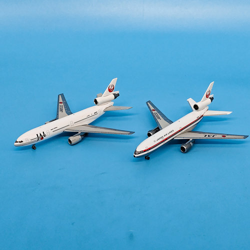 JET 1:400日航麦道DC-10客机模型飞机模型合金收藏摆件非玩具 - 图0