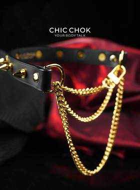 CHICCHOK原创项圈尖刺窒息颈圈