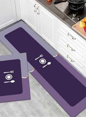 新西兰ins跨境地毯吸水擦洗防油脚垫防滑地垫长条硅藻可垫厨房门