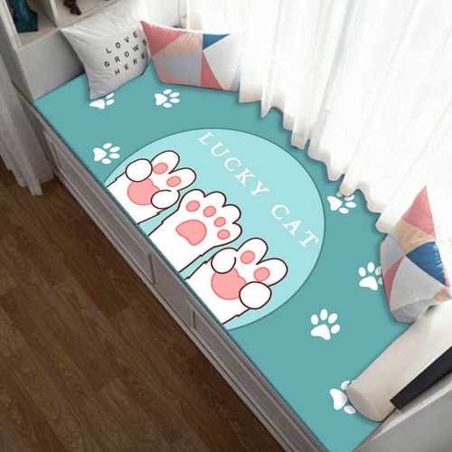 Casas Bahia卡通家用卧室耐脏飘窗防滑儿童房长条好打理通用四季 - 图2