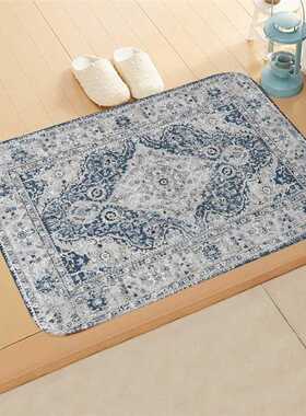 日本门口波斯地垫法兰绒复古入户脚踏门口吸水地垫地垫跨境厨房浴