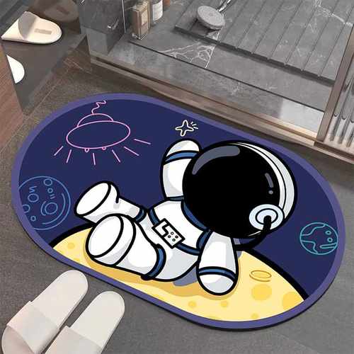 柬埔寨防滑地垫垫子卫生间进门泥浴室垫卫浴脚垫门口硅藻软垫吸水 - 图0