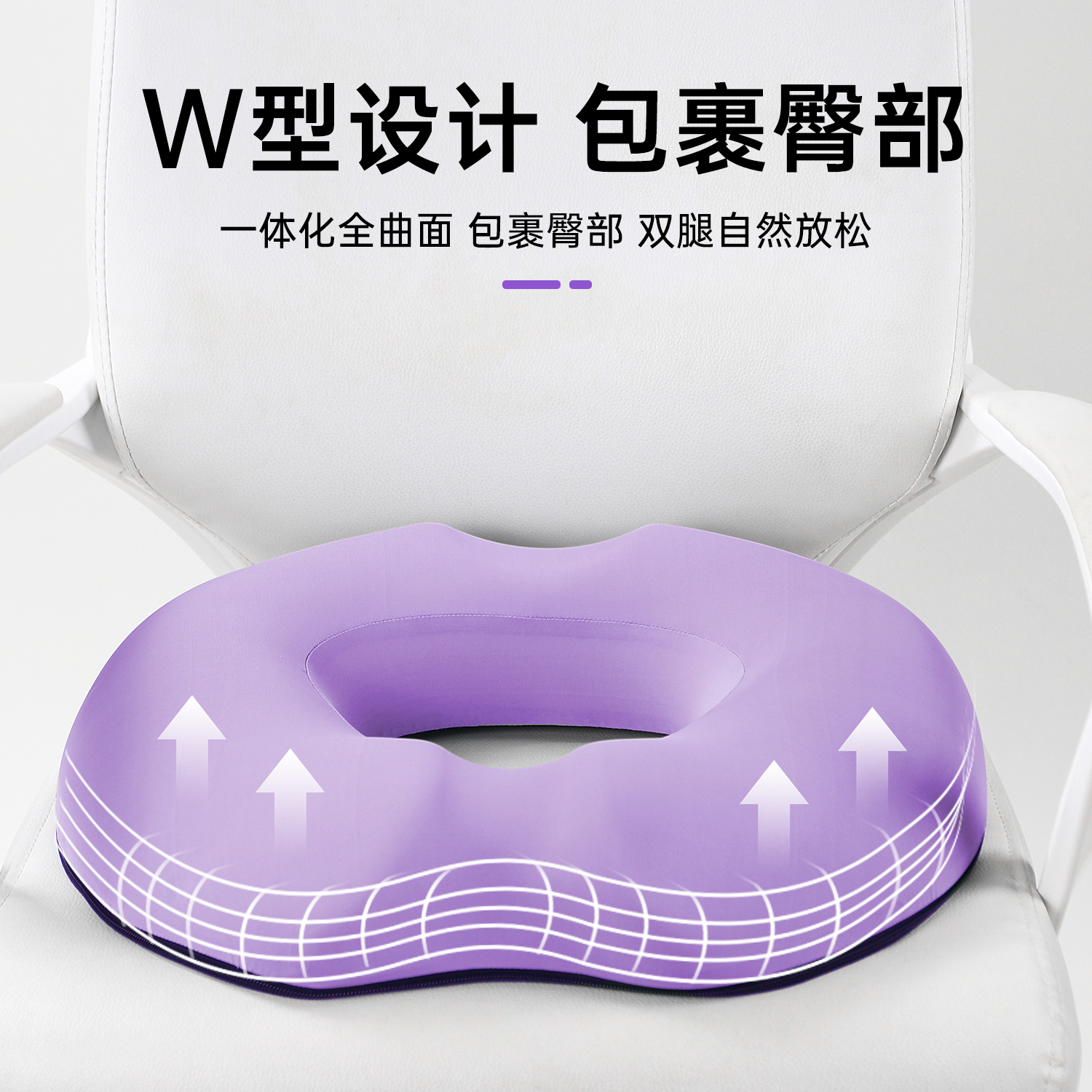 尾骨骶骨骨折保护腰椎尾椎骨减压坐垫屁垫圆形空心镂空尾椎减压垫