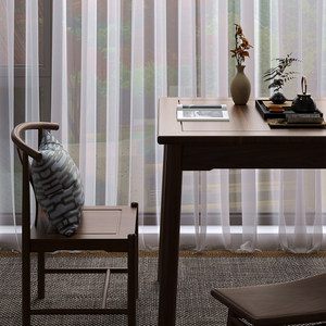 适宜家用全实木茶桌书桌推拉式一体设计阳台小型多功能方形泡茶台