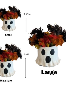 Mud Pie Per Mache Halloween Treat Buets万圣节糖果桶