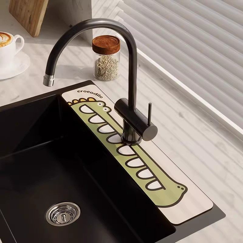 硅藻泥吸水垫厨房水龙头洗手台洗漱台面牙刷杯卫生间速干沥水神器,淘宝优惠券,粉丝福利购,淘宝优惠卷