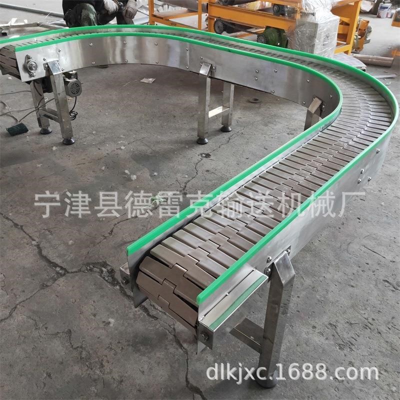 上料炼板输送ei机 定做运转稳定 爬坡板炼传送带 不锈钢炼板输送 - 图0