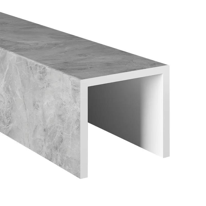 包下水管道装饰护角PVC包管神器包管柱子煤气封卫生间阳台明管u型 - 图3