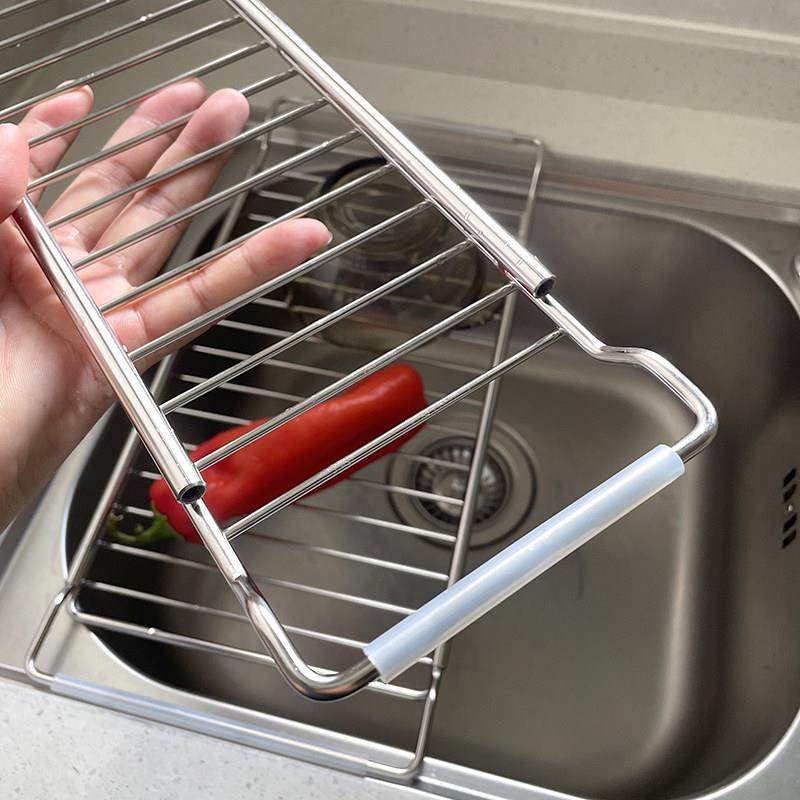 厨房餐具排水架304不锈钢家用水槽可伸缩杯和碗水控制存储架,淘宝优惠券,粉丝福利购,淘宝优惠卷