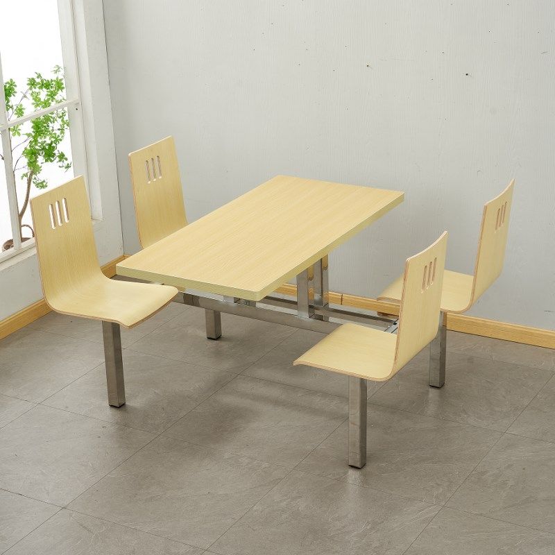 四人连体食堂餐桌椅组合快餐厅员工工厂公司职工餐桌学校学生餐桌,淘宝优惠券,粉丝福利购,淘宝优惠卷