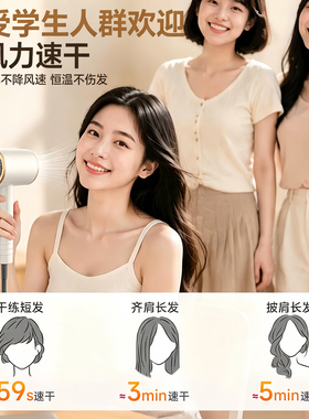 德国吹风机家用负离子护发低噪音