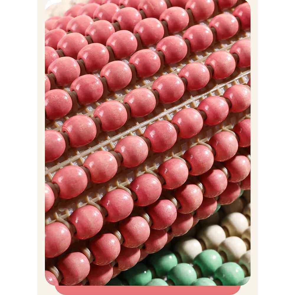 可爱汽车坐垫夏季凉垫莓烦恼透气木珠通用耐磨多件套座垫后排坐垫,淘宝优惠券,粉丝福利购,淘宝优惠卷