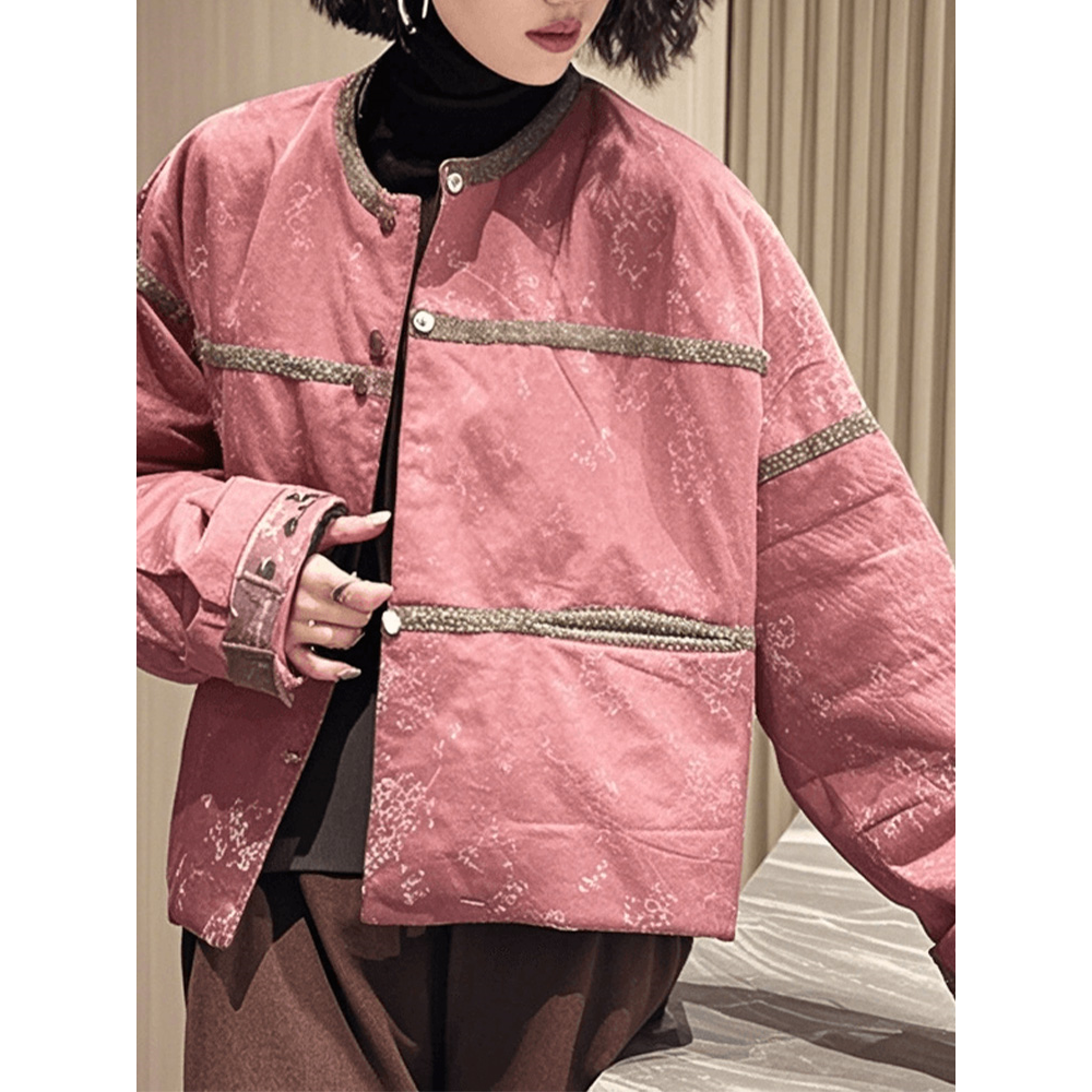 禅意新中式女装国风外套女冬季2025新款爆款加厚小香风棉服上衣女,淘宝优惠券,粉丝福利购,淘宝优惠卷