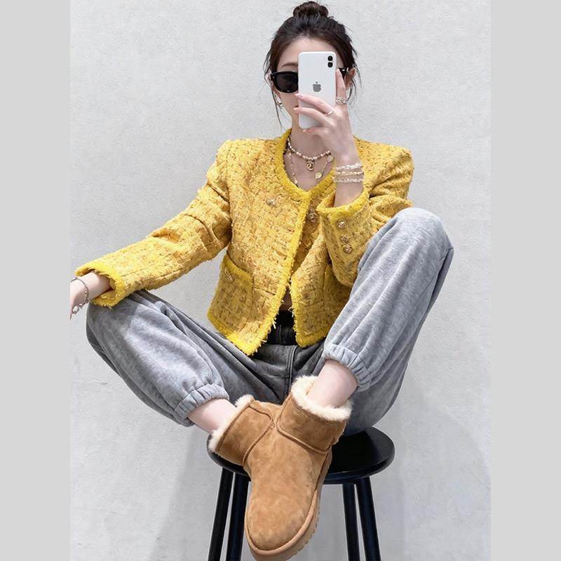 巨好看的气质高级感漂亮独特超好看小香风外套女2026新款春秋上衣,淘宝优惠券,粉丝福利购,淘宝优惠卷