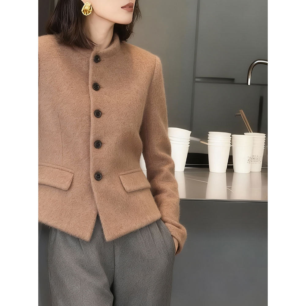 巨好看的气质高级感独特超好看小香风毛呢外套女2025新款秋季上衣,淘宝优惠券,粉丝福利购,淘宝优惠卷