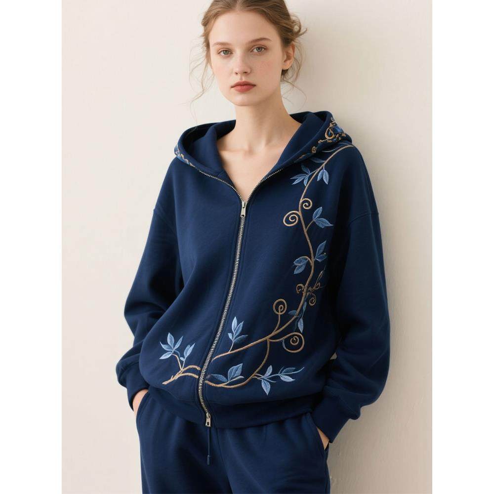 新中式女装国风套装休闲运动宽松卫衣外套上衣裤子两件套2025新款,淘宝优惠券,粉丝福利购,淘宝优惠卷