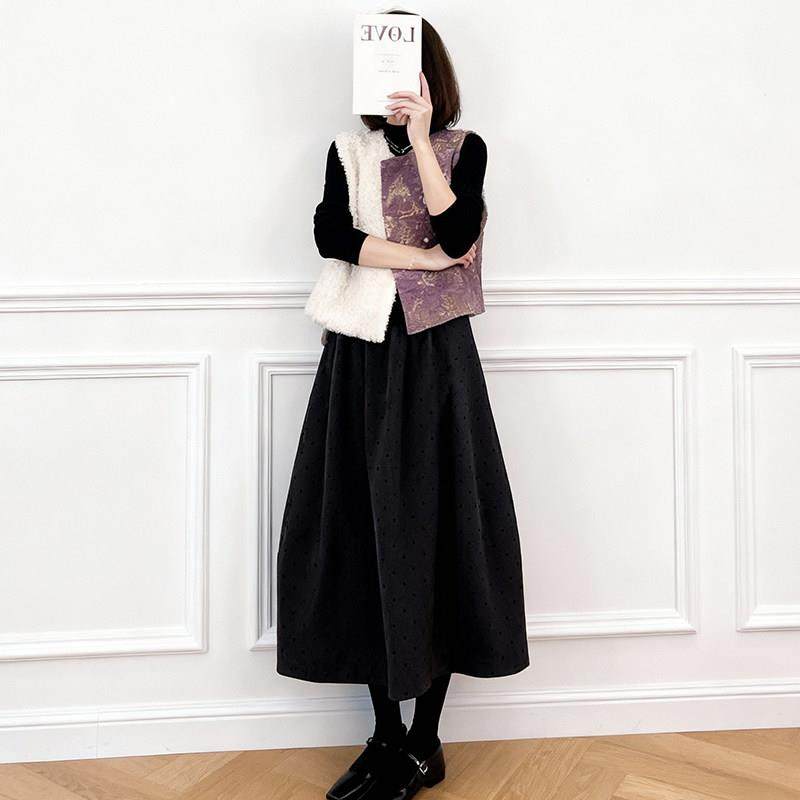 春春秋穿搭一整套新中式女装国风马甲高级感气质老钱风套装连衣裙,淘宝优惠券,粉丝福利购,淘宝优惠卷