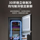 Oaks small refrigerator household small energy-saving dormitory rental office mini energy-saving double-door refrigerator
