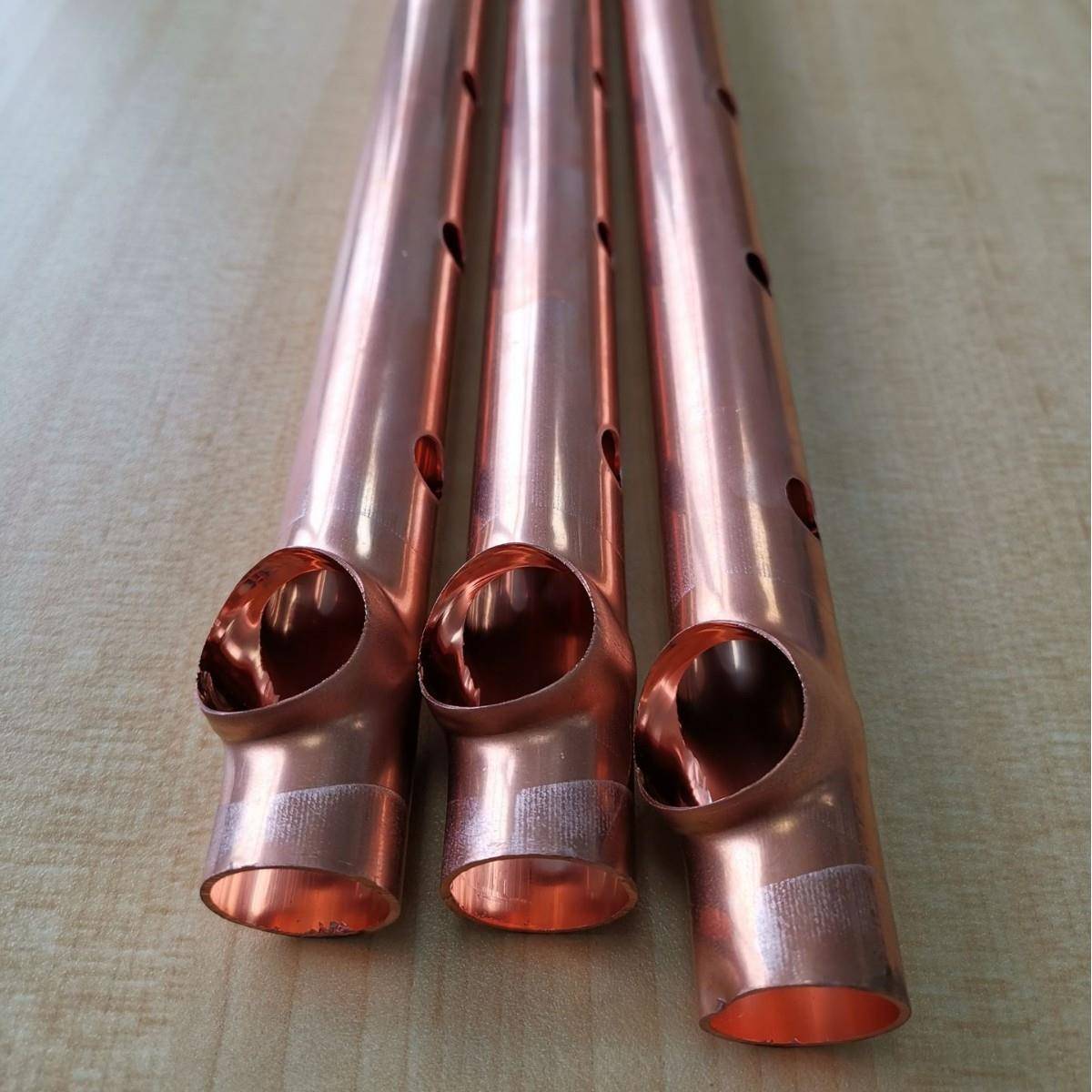 数控铜管冲孔翻边机-PLC控制液压拔孔成型-空调制冷专用 - 图2